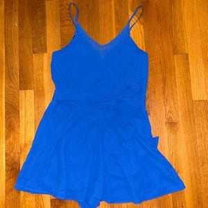 EUC Express Royal Blue Romper